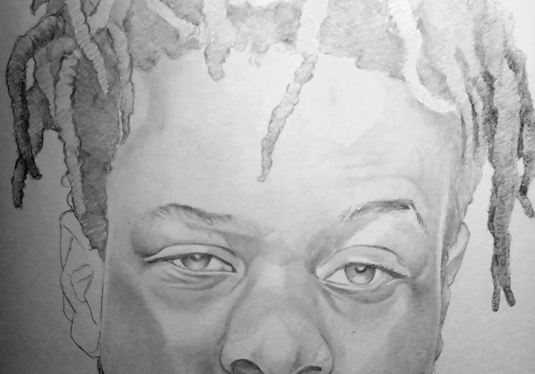 photo of drawing for post